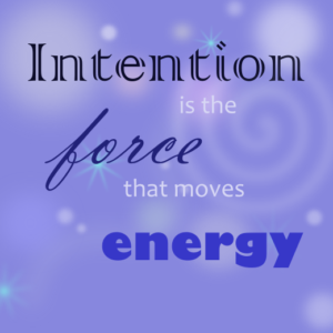 Intention quote